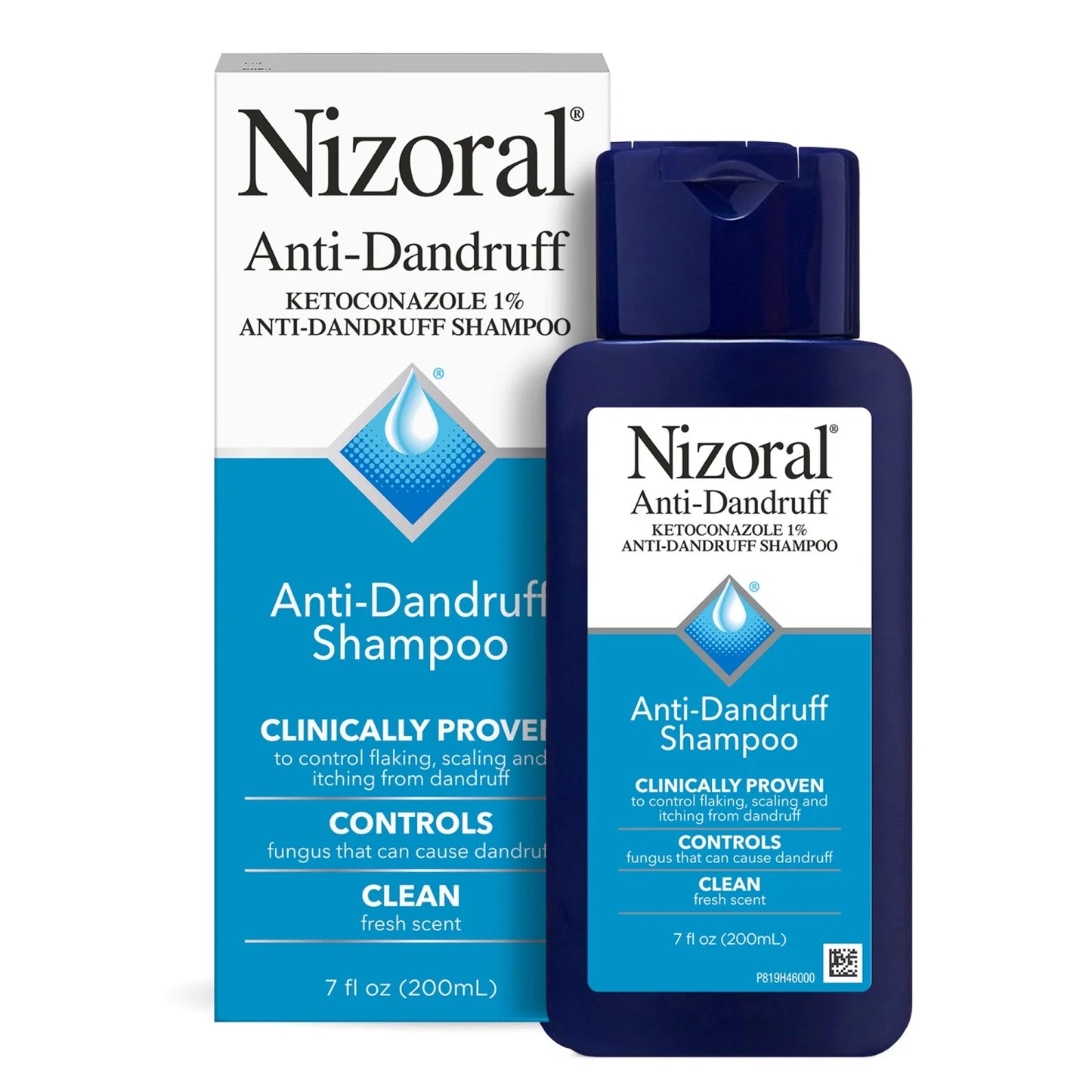 Nizoral Anti-Dandruff Shampoo with 1% Ketoconazole, Fresh Scent 200ml