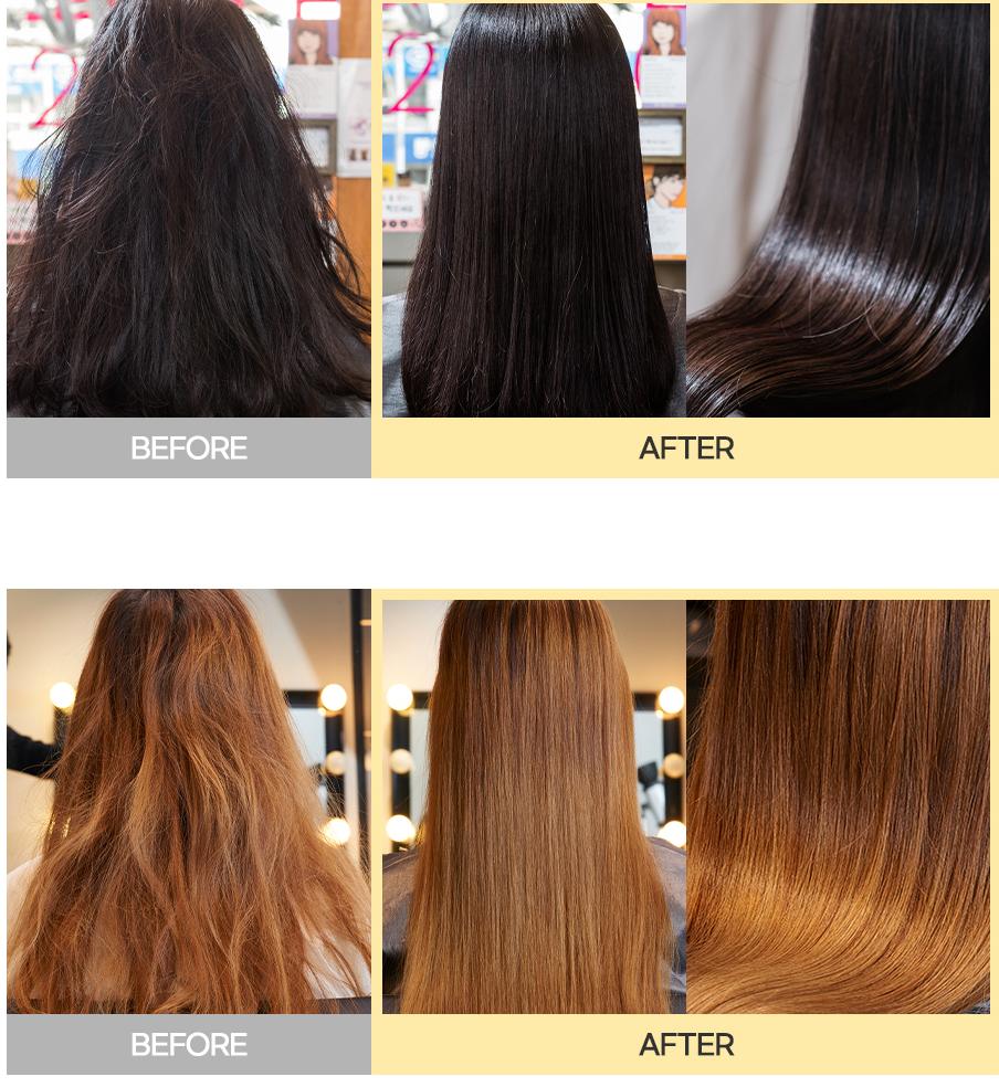 Nourishing Hair Full SET Dry Damaged Hair with Premium Keratin & Protein (4pcs)