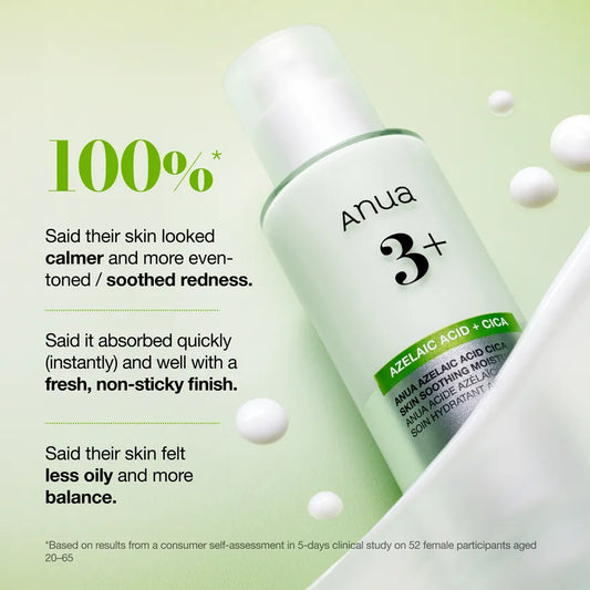 Anua , Azelaic Acid Cica soothing moisturizer , 100ml