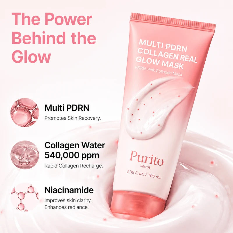 Purito Multi PDRN Collagen Real Glow Mask 100ml