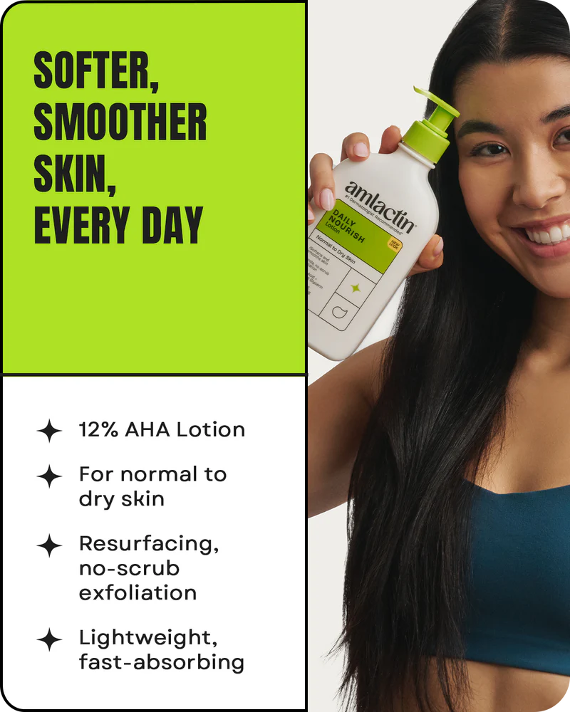 Amlactin Daily Nourish Lotion 12% lactic acid, Fragrance-free, 400g