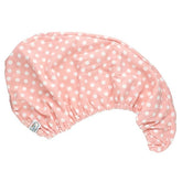 Hair Turban Towel Pink Polka Dot
