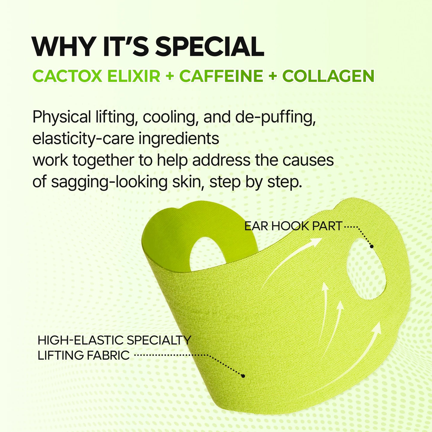 Dr . Melaxin Cactox Cooling V-UP Mask 4ea Full Box