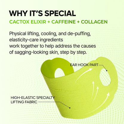 Dr . Melaxin Cactox Cooling V-UP Mask 4ea Full Box