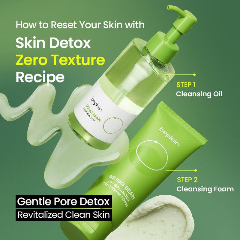 BePlain Skin Detox Cleansing Duo (Cleansing Oil & Cleansing Foam)