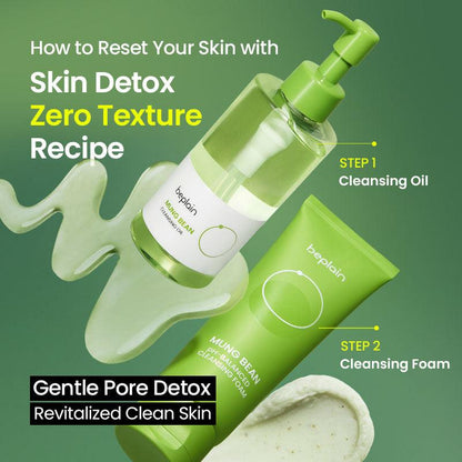 BePlain Skin Detox Cleansing Duo (Cleansing Oil & Cleansing Foam)
