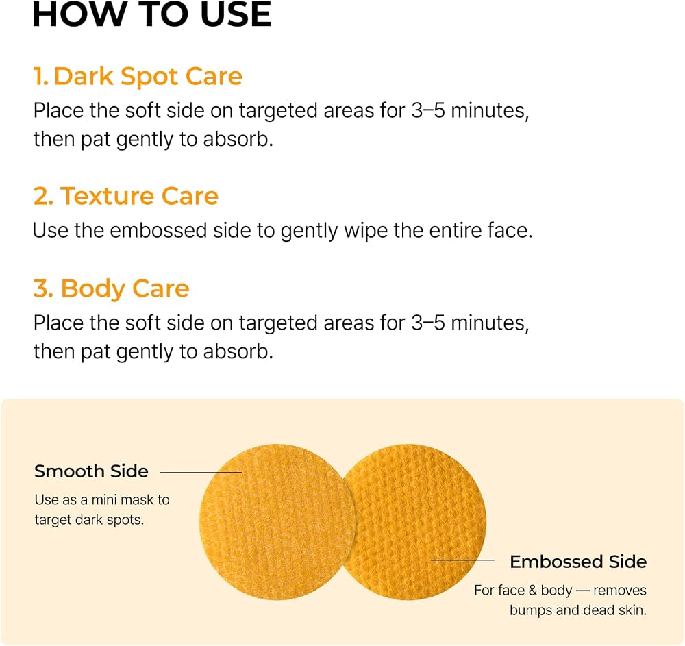 Dr . Melaxin TX-Kojic Acid Turmeric Toner Pad 70 Pads