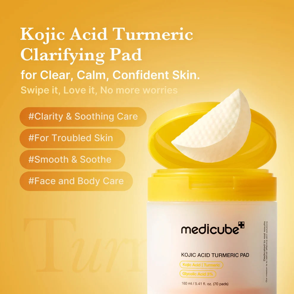 Medicube Kojic Acid Tumeric Pad 70 pads