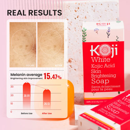Koji White Kojic Acid Skin Brightning full body routine