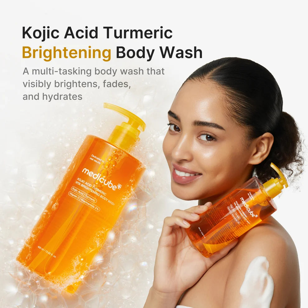Medicube Kojic Acid & Turmeric Skin Brightening Body Wash 400ml