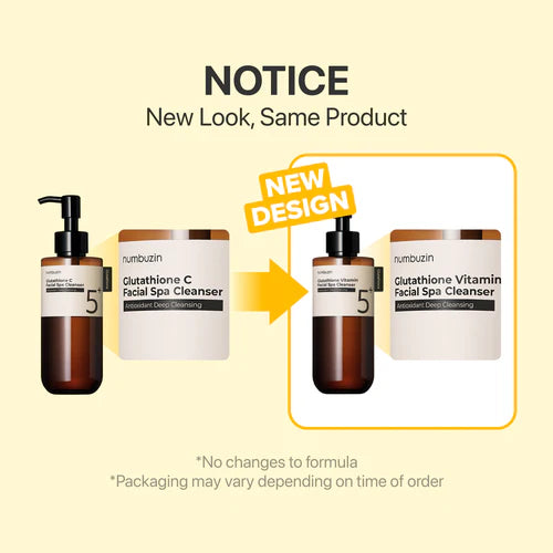 Numbuzin No.5+ Glutathione Vitamin Facial Spa Cleanser 200ml
