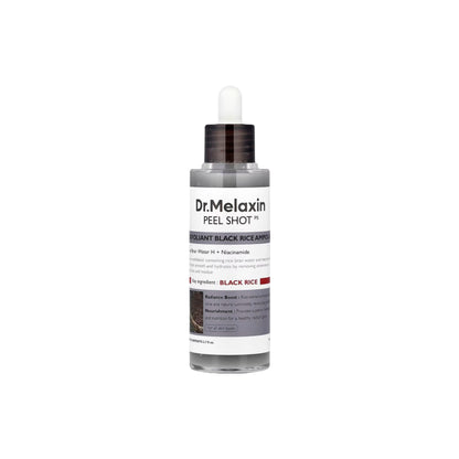 Dr. Melaxin Peel Shot Exfoliant Black Rice Ampoule For All Skin Types (80 ml)
