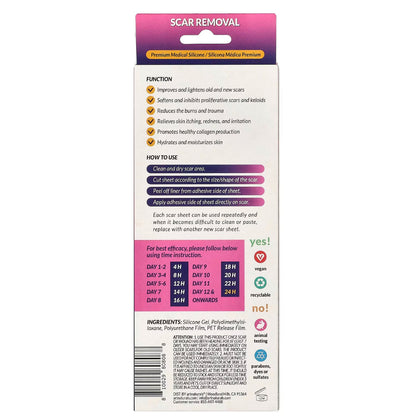 Artnaturals Scar Removal 6 Reusable Sheets