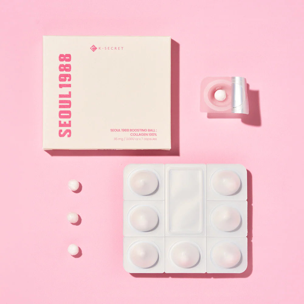 K-Secret Seoul 1988 Boosting Ball: Collagen 100% 35g 7 capsules