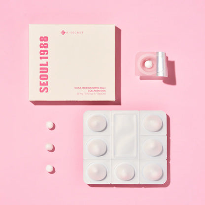 K-Secret Seoul 1988 Boosting Ball: Collagen 100% 35g 7 capsules