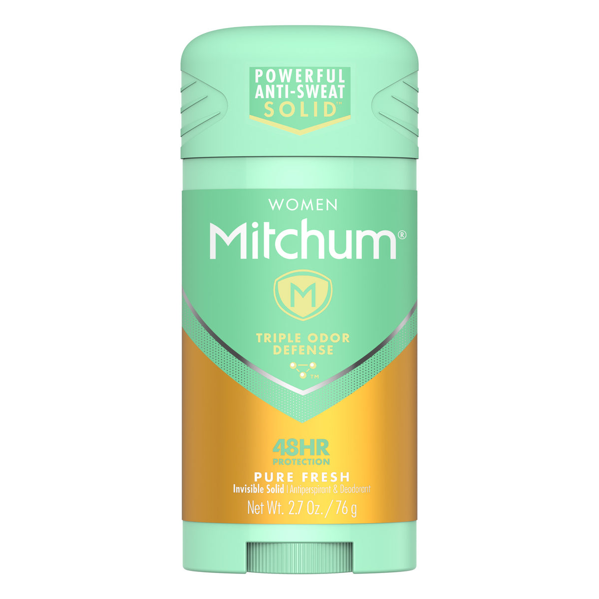 Mitchum, Women Stick Solid Deodorant Pure Fresh , 76 G