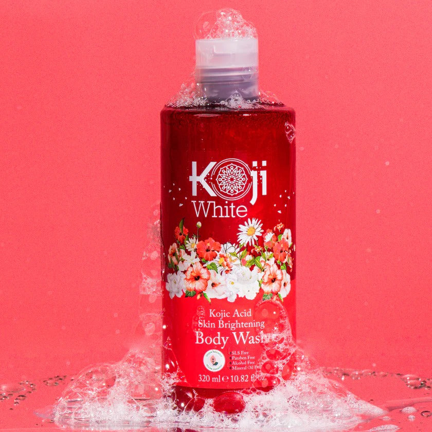 Koji White Kojic Acid Skin Brightening Body Wash 320 ml