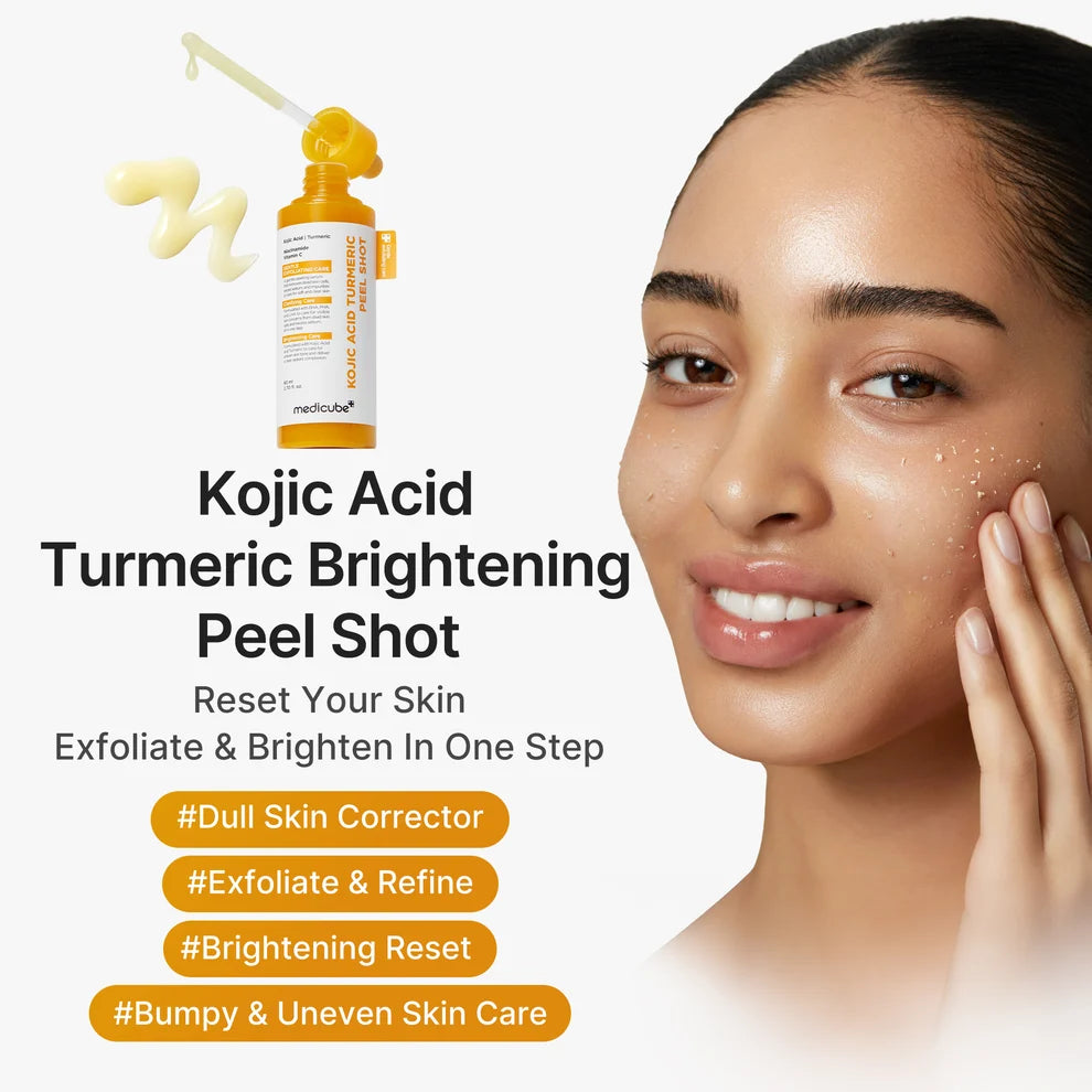 Medicube Peel Shot Kojic Acid & Turmeric Exfoliating Peel 80 ml