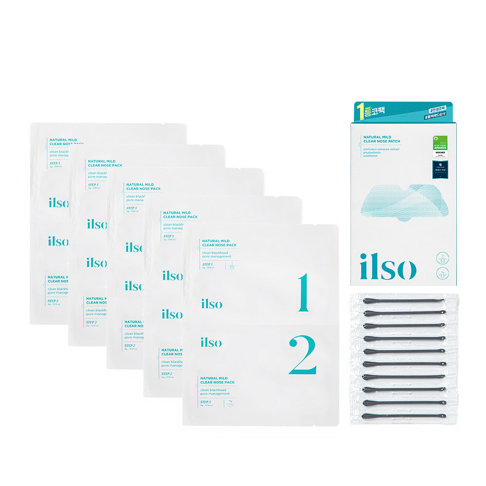 ilso Natural Mild Clear Nose Patch 5ea