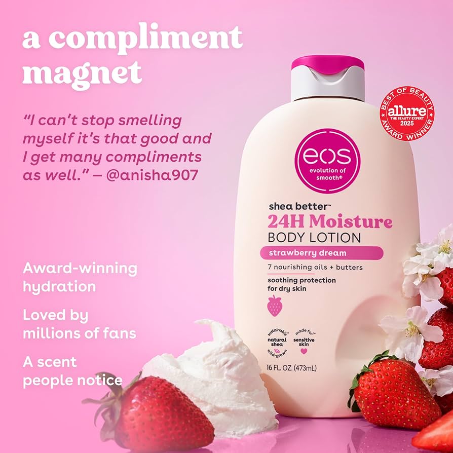 EOS Shea Better™ 24H Moisture Body Lotion Strawberry Dream 473 ml