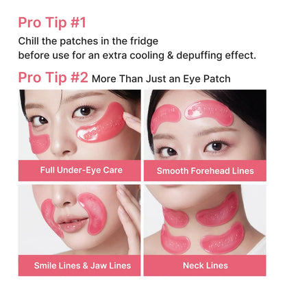 Medicube PDRN Pink Collagen Jelly Eye Mask 28 Pairs