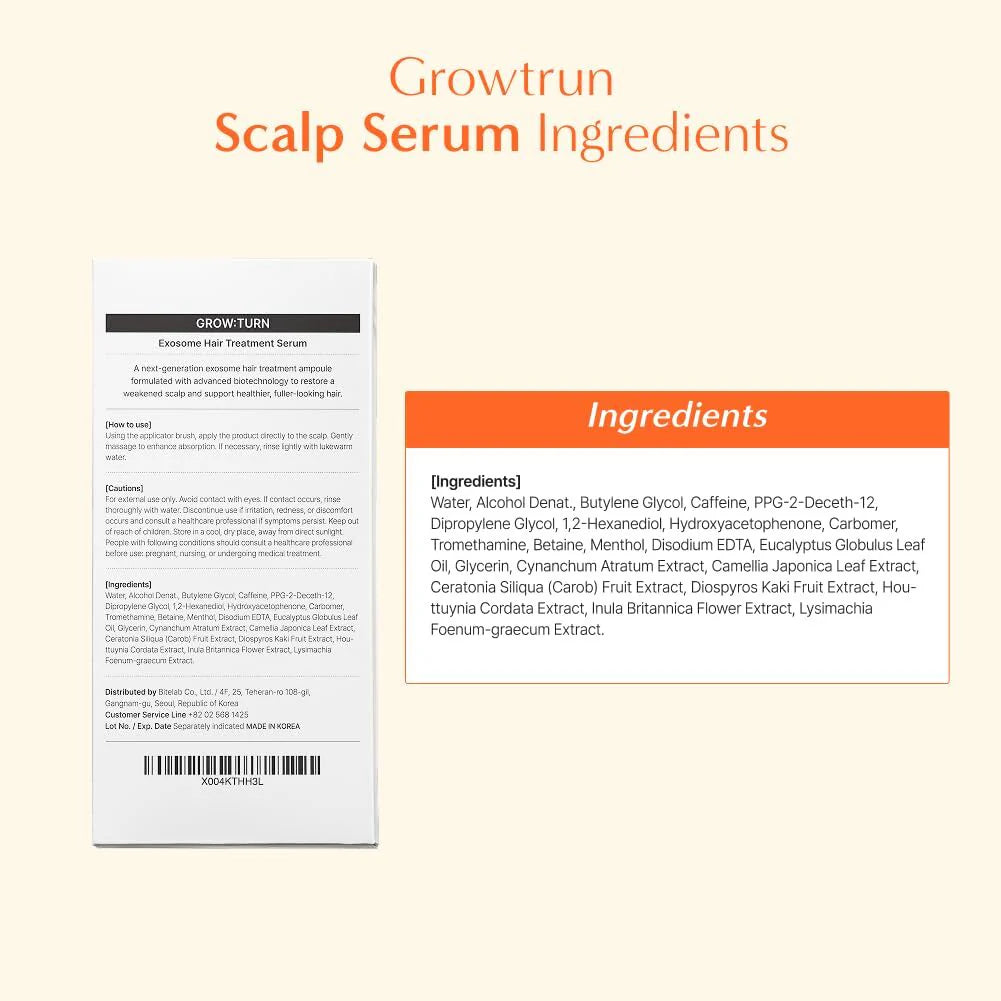 lilyeve Grow:Turn Exosome Brush Ampoule Full Course x 3 treatments