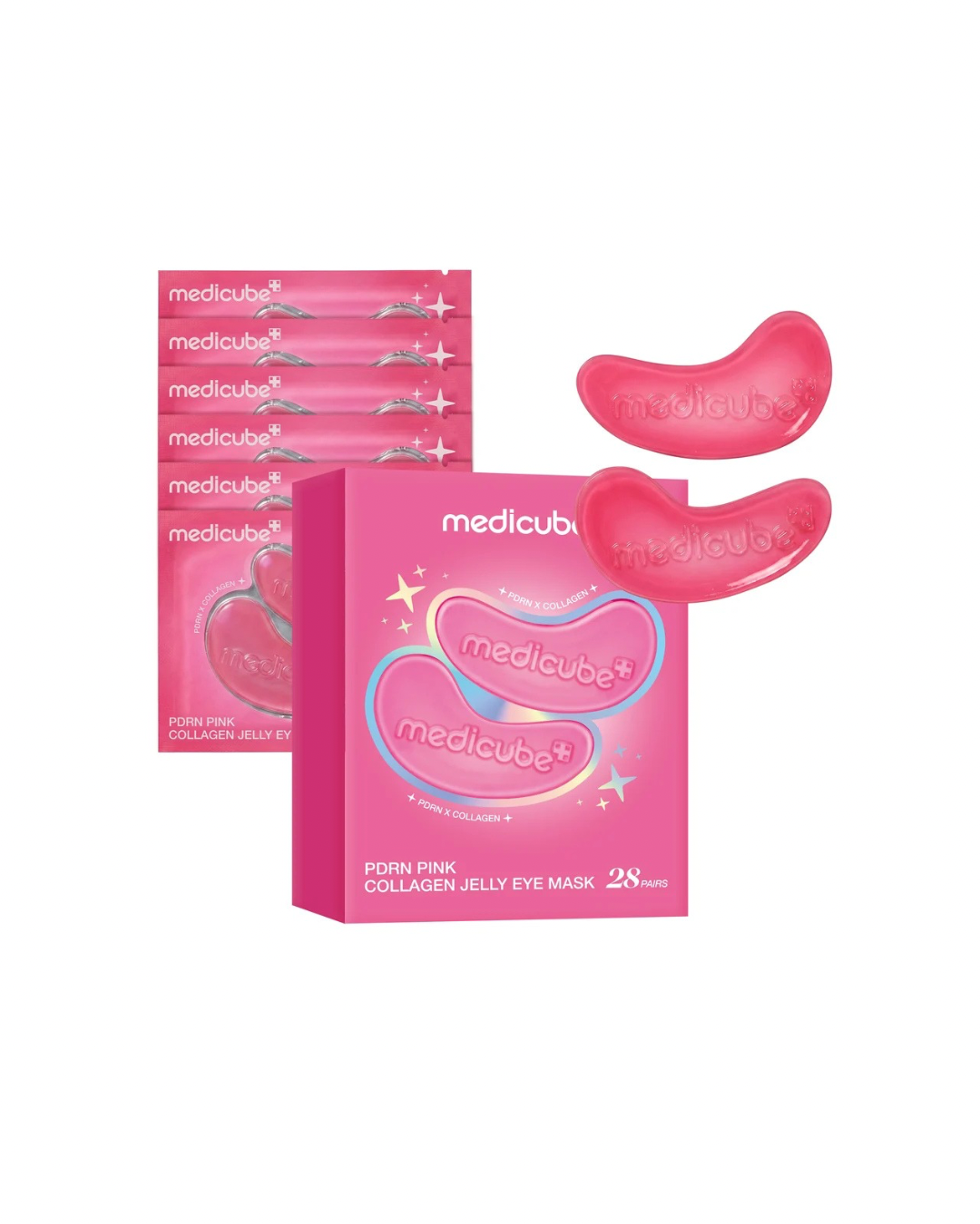 Medicube PDRN Pink Collagen Jelly Eye Mask 28 Pairs