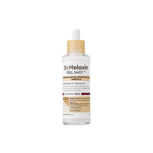 Dr. Melaxin Peel Shot Exfoliant Rice Ampoule For All Skin Types (80 ml)