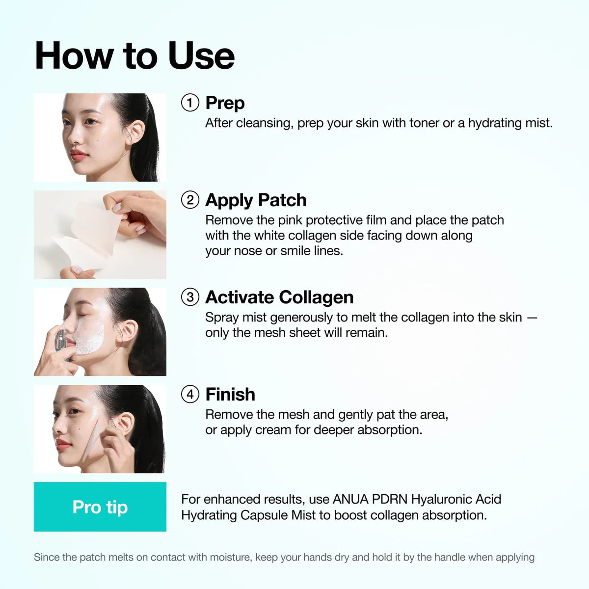 Anua PDRN Collagen Wrinkle Intensive Smoothing Set for Glass Skin