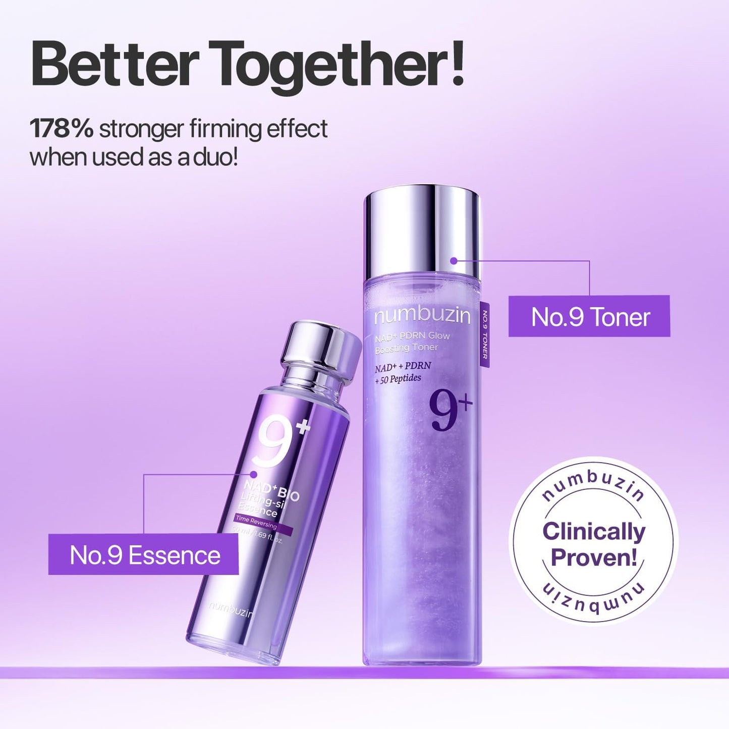 Numbuzin No.9 Ultimate NAD+ Lifting Routine Set (full sized 5 pcs)