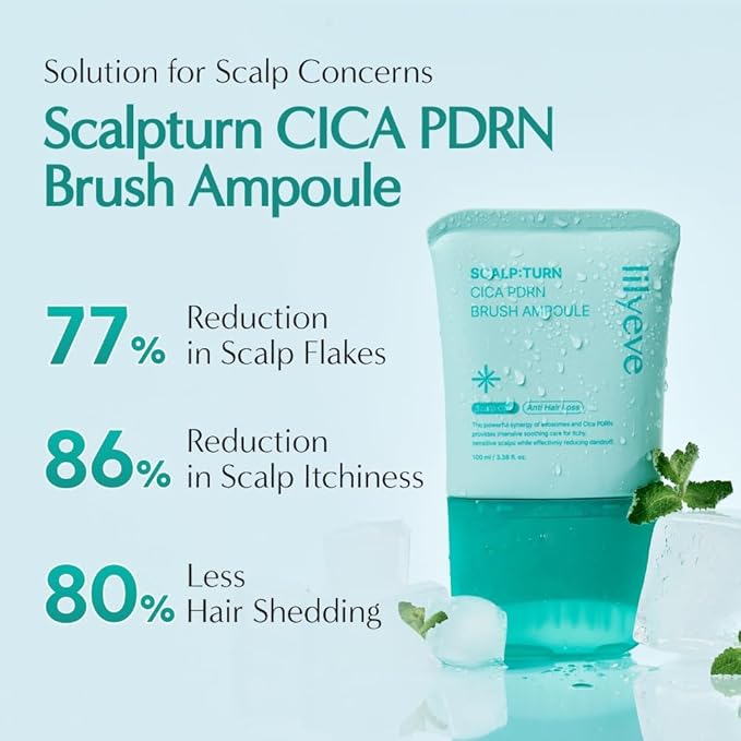 Lilyeve Scalpturn Cica PDRN Brush Serum Full Course x 3 treatments