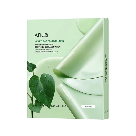 Anua Heartleaf 70 Soothing Collagen Mask 4 Sheet