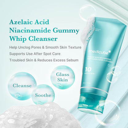 Medicube Azelaic Acid Niacinamide Deep Foam Cleanser 120g