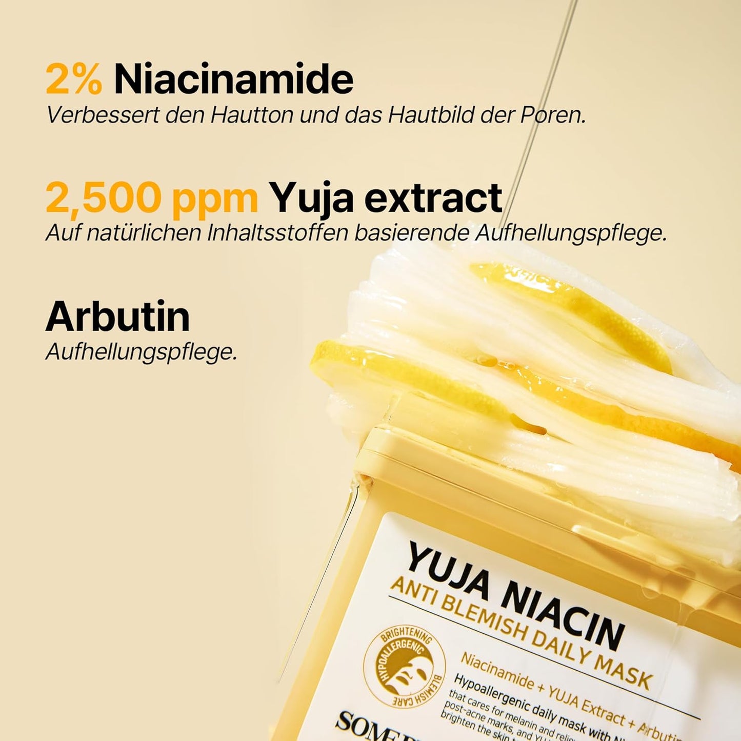 Some By Mi Yuja Niacin Anti Blemish Daily Mask 30 Sheets