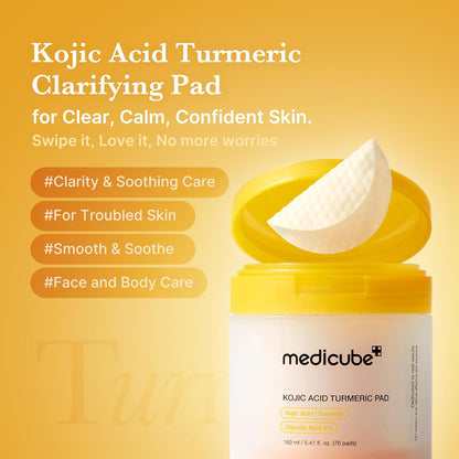 Medicube Kojic Acid Tumeric Pad 70 pads