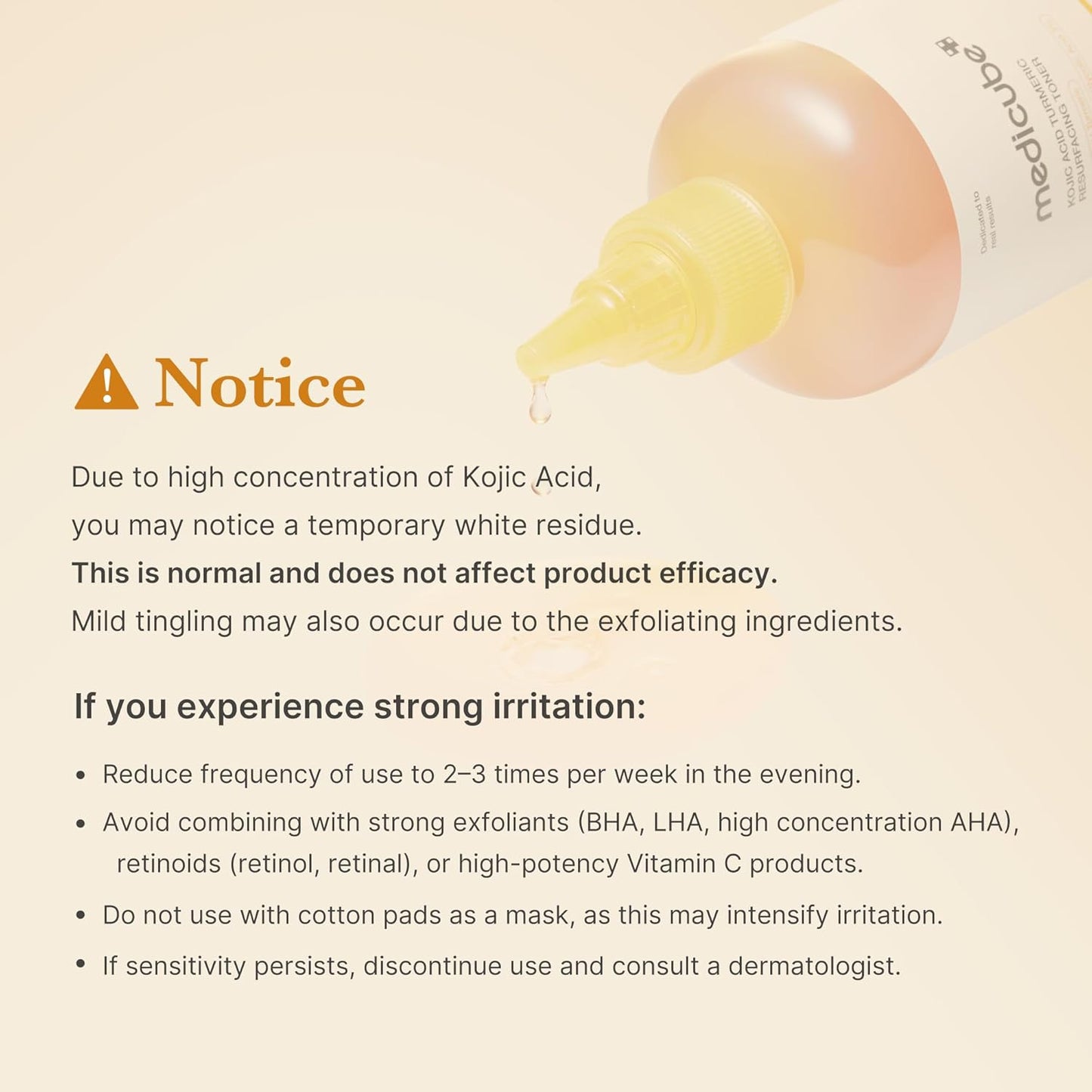 Medicube Kojic Acid Tumeric Resurfacing Toner 250ml