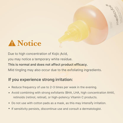 Medicube Kojic Acid Tumeric Resurfacing Toner 250ml
