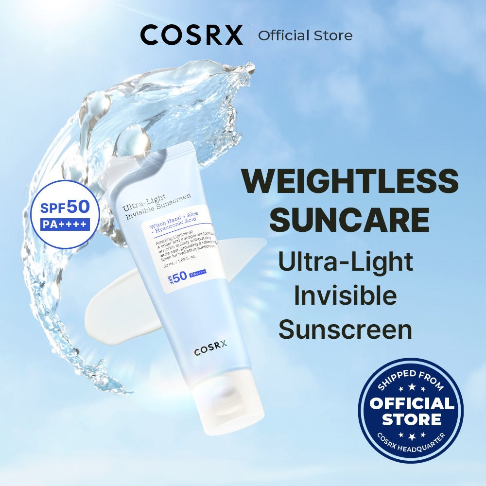 Cosrx , Ultra Light Invisible Sunscreen SPF50+PA++++ , 50ml