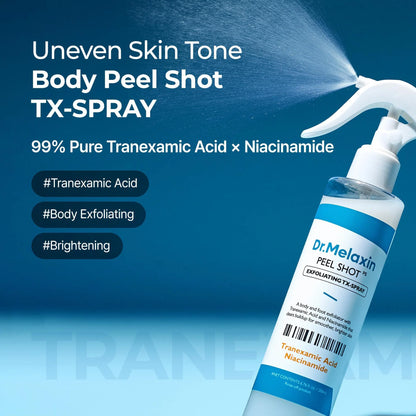 Dr . Melaxin Peel Shot Exfoliating TX Spray & Serum Full Size Set