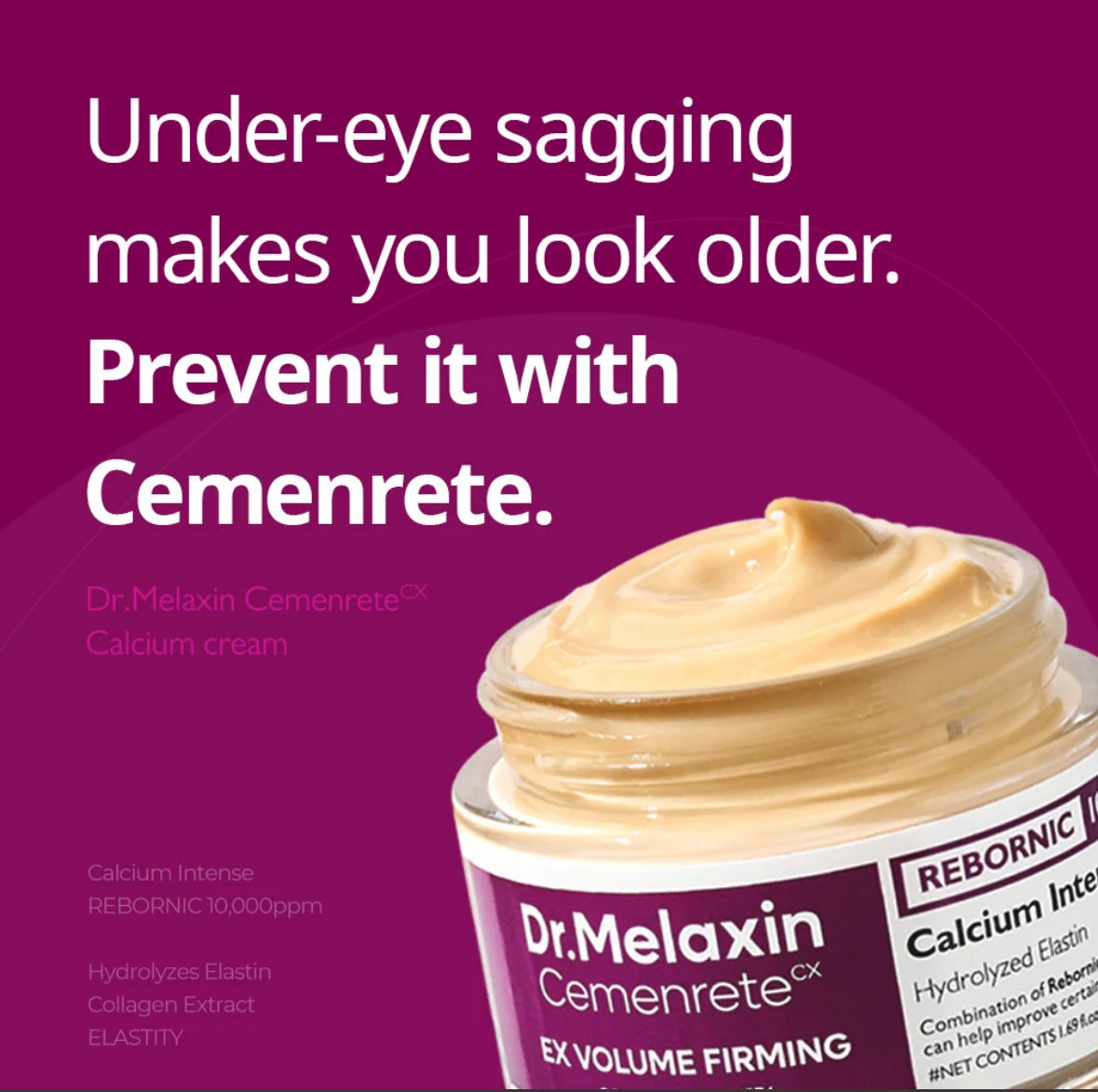 Dr . Melaxin Calcium cx Cemenrete Volume Cream 50g