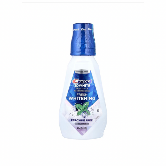 Crest 3D White Brilliance Fresh
Whitening Mouthwash Vibrant Mint 500 ml