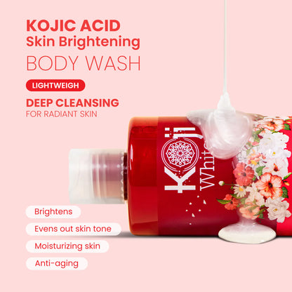 Koji White Kojic Acid Skin Brightning full body routine