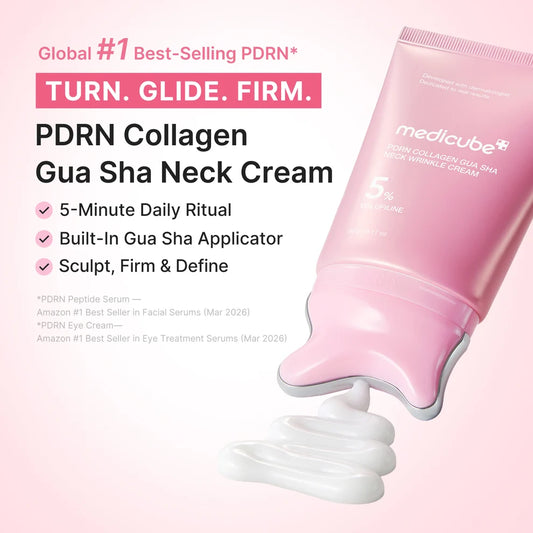 Medicube PDRN Collagen Gua Sha Neck Wrinkle Cream 90g
