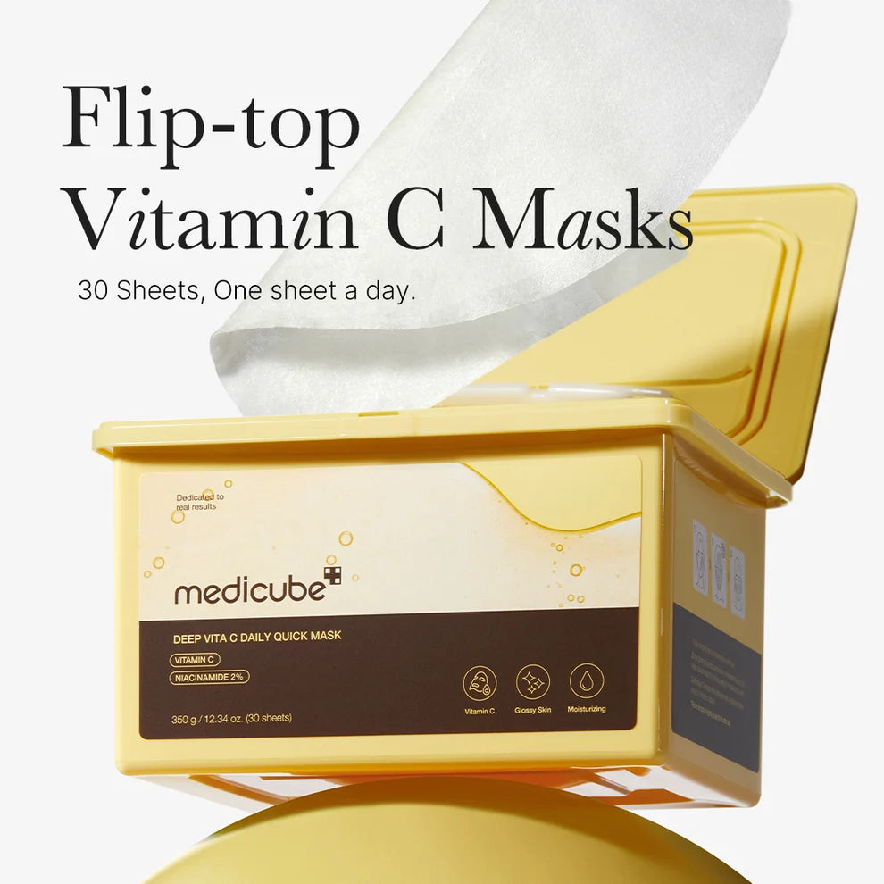 Medicube Deep Vita C Daily Quick
Masks 350g 30 Sheets