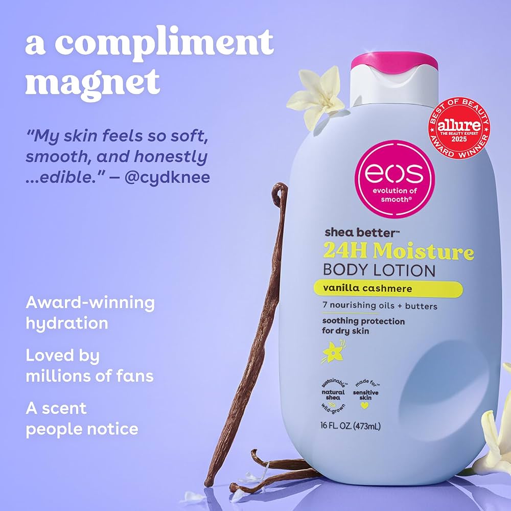 EOS Shea Better™ 24H Moisture Body Lotion Vanilla Cashmere 473ml