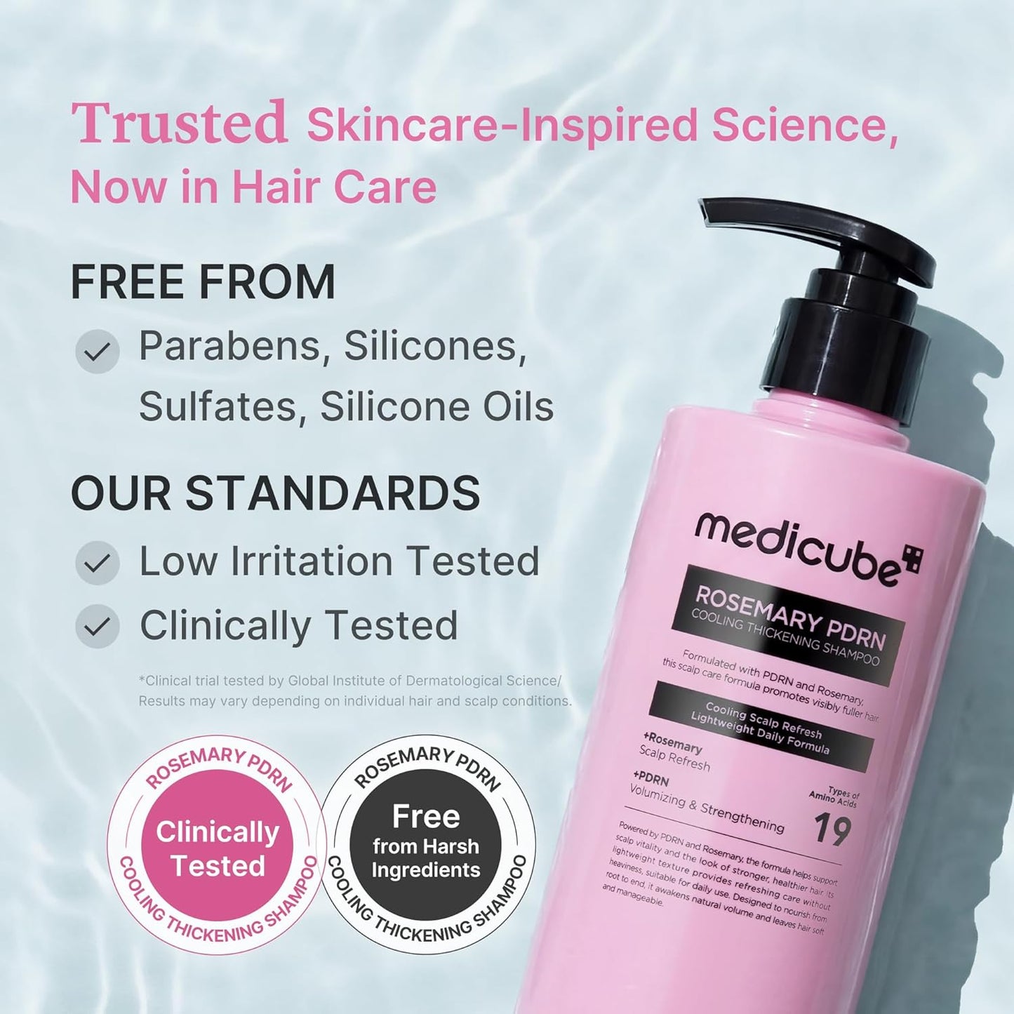 Medicube Rosemary PDRN Full Scalp Care Set of 3 (Shampoo, Conditioner, Scalp serum)