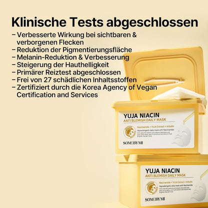 Some By Mi Yuja Niacin Anti Blemish Daily Mask 30 Sheets