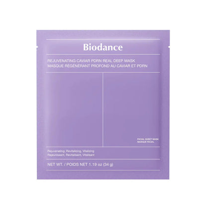 Biodance Rejuvenating Caviar PDRN Real Deep Mask 34g 4ea (1BOX)