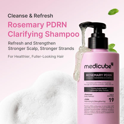 Medicube Rosemary PDRN Full Scalp Care Set of 3 (Shampoo, Conditioner, Scalp serum)