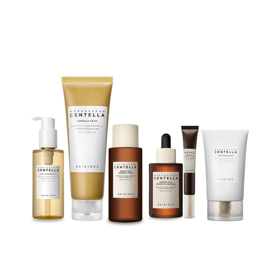 Skin1004، مجموعة لبشرة متوهجة ومشرقة لجميع أنواع البشرة، 6 قطع بالحجم الكامل